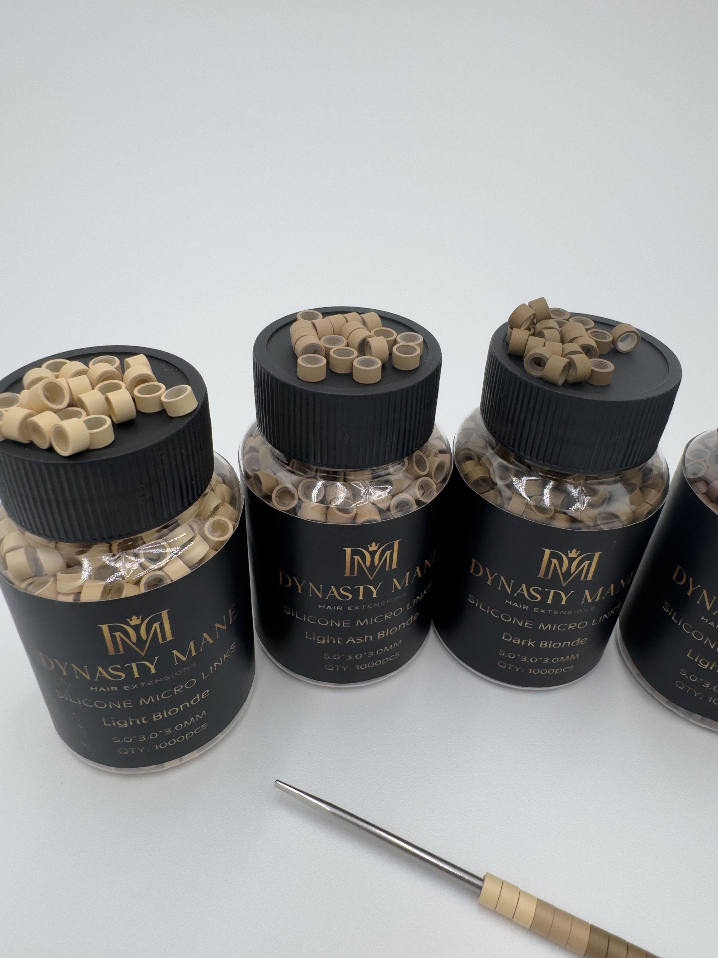 Aluminum Silicone Lined Beads 5mm x 3mm x 3mm