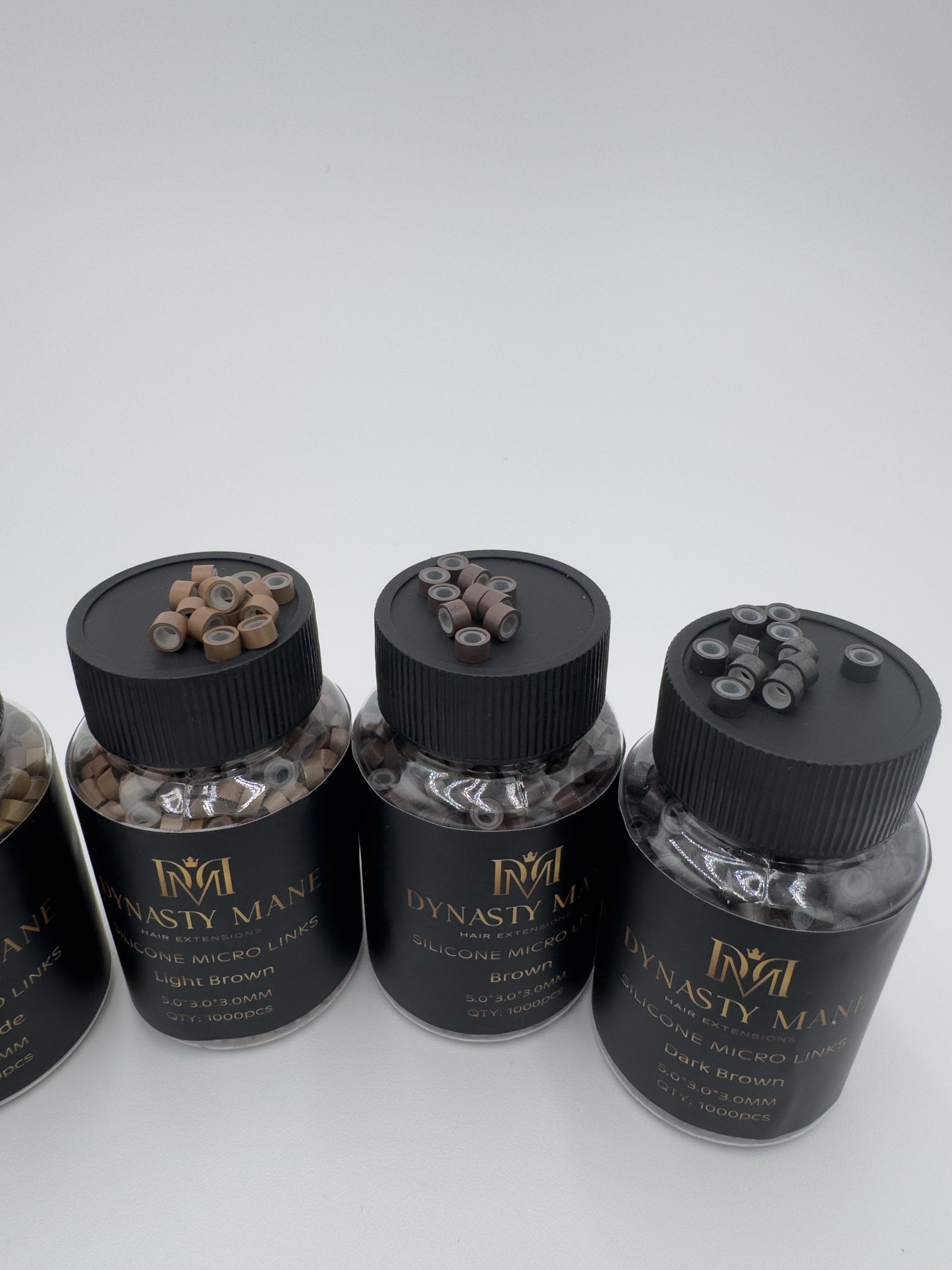 Aluminum Silicone Lined Beads 5mm x 3mm x 3mm